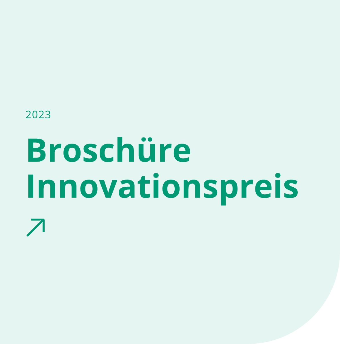 Broschüre Innovationspreis 2023